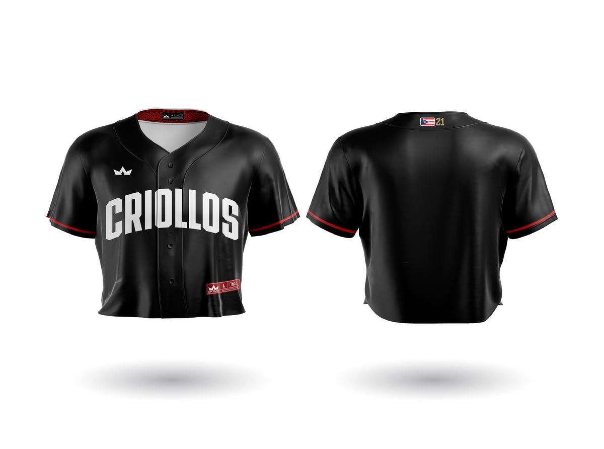 CRIOLLOS BLACKOUT CROP JERSEY – 2025 EDITION – OPTIME