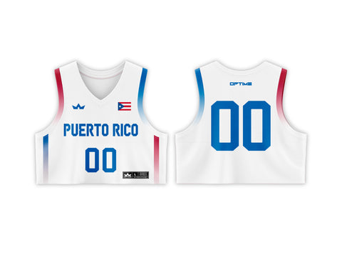 CUSTOM REPLICA PR HOME CROP TOP JERSEY