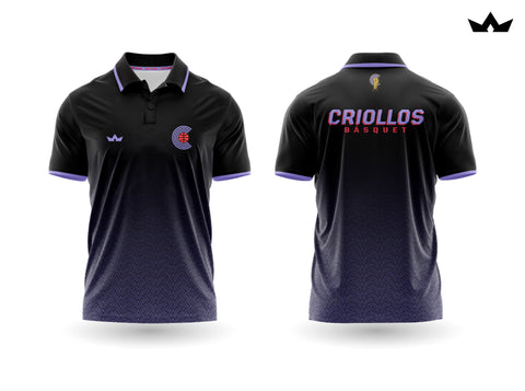CRIOLLOS DE CAGUAS BSN BLACK POLO SHIRT