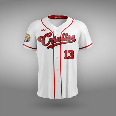 CRIOLLOS DE CAGUAS WHITE HOME REPLICA JERSEY