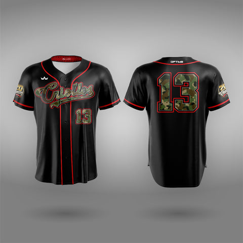 CRIOLLOS DE CAGUAS BLACK ARMY ALTERNATIVE REPLICA JERSEY