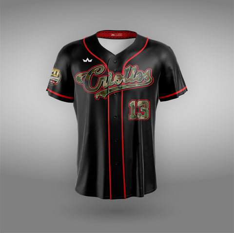 CRIOLLOS DE CAGUAS BLACK ARMY ALTERNATIVE REPLICA JERSEY